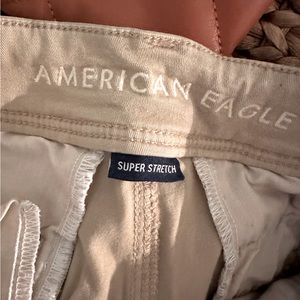 American Eagle super stretchy khakis, boot cut. Size 4